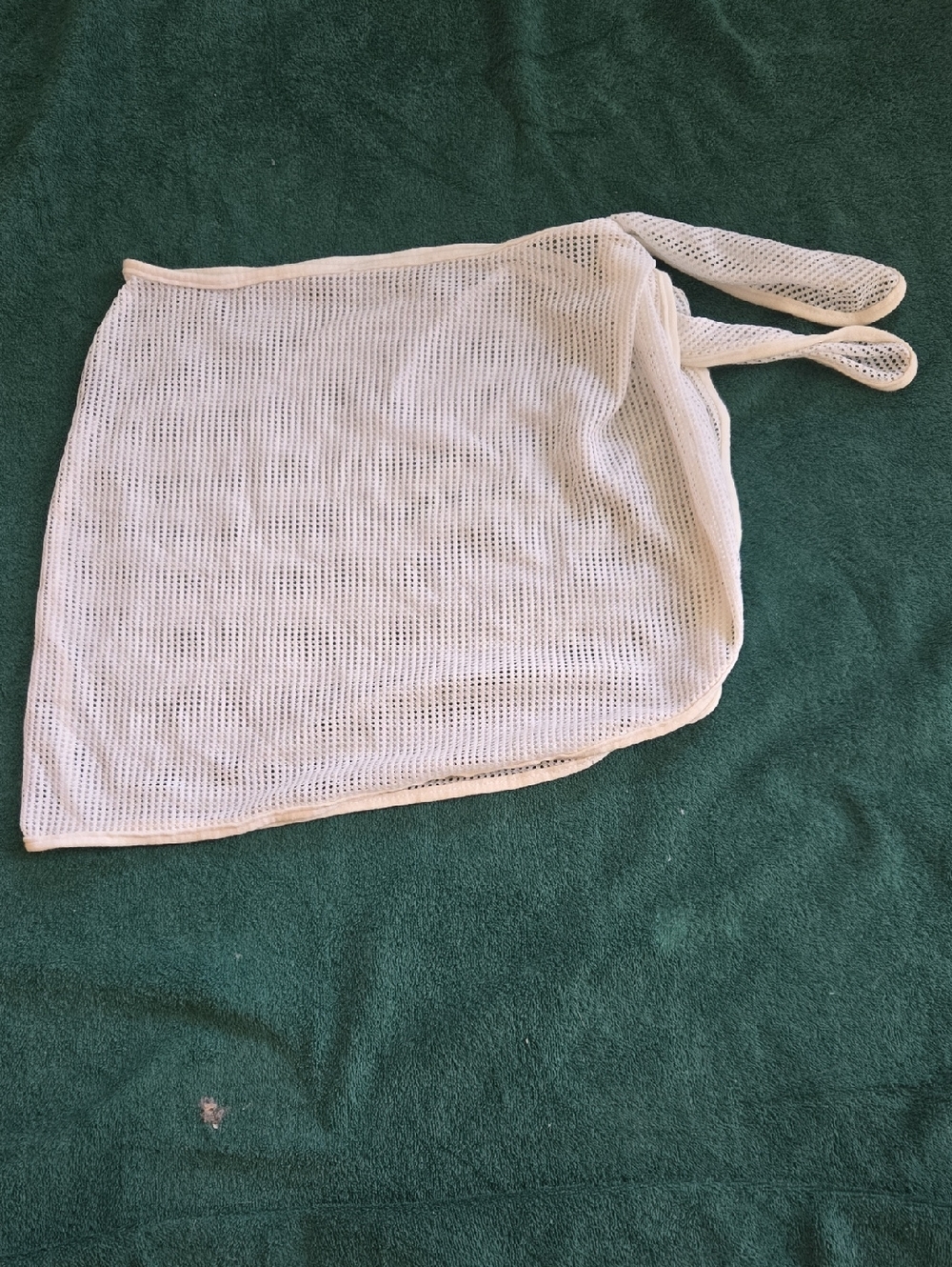 White Mesh Wrap Skirt/ Cover Up